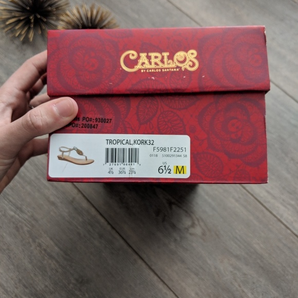 Spring clear!Carlo Carlos Santana pineapple sandal - Picture 2 of 7